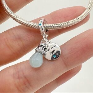 Pandora Lightbulb glow in the dark charm